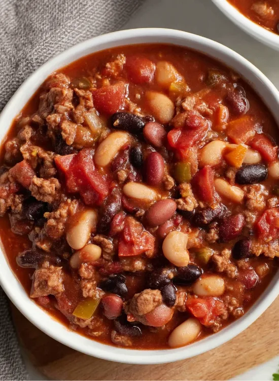3 bean chili