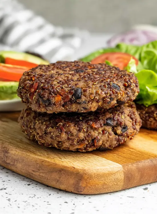 Black Bean Quinoa Burger