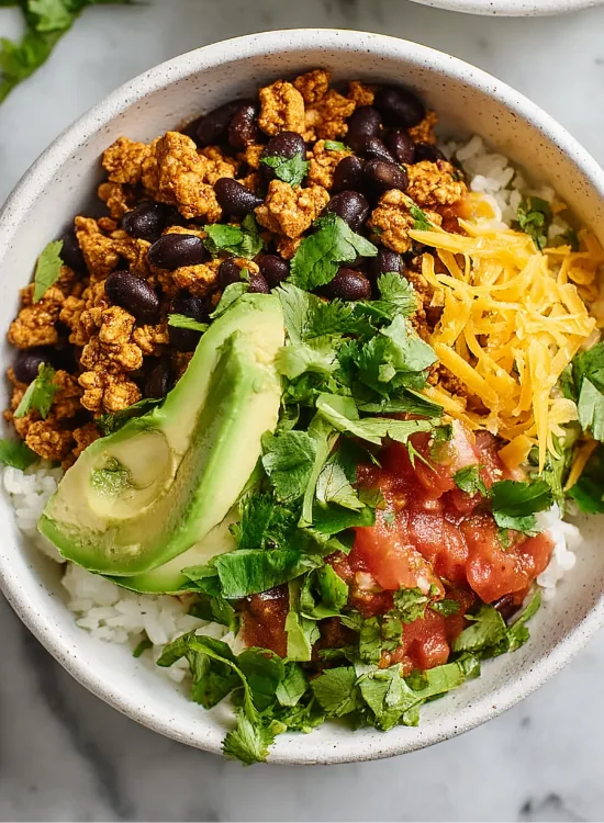 Turkey Burrito Bowls