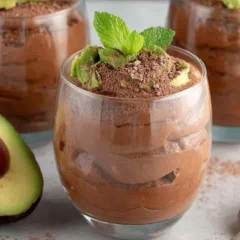 chocolate and avocado mousse