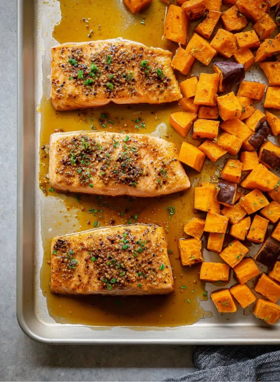 salmon with sweet potato recipes